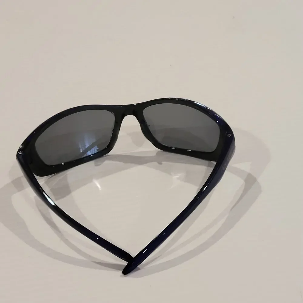 Eyres Austaralia Sunglasses Blue Plastic frame Wrap around 702R4FS